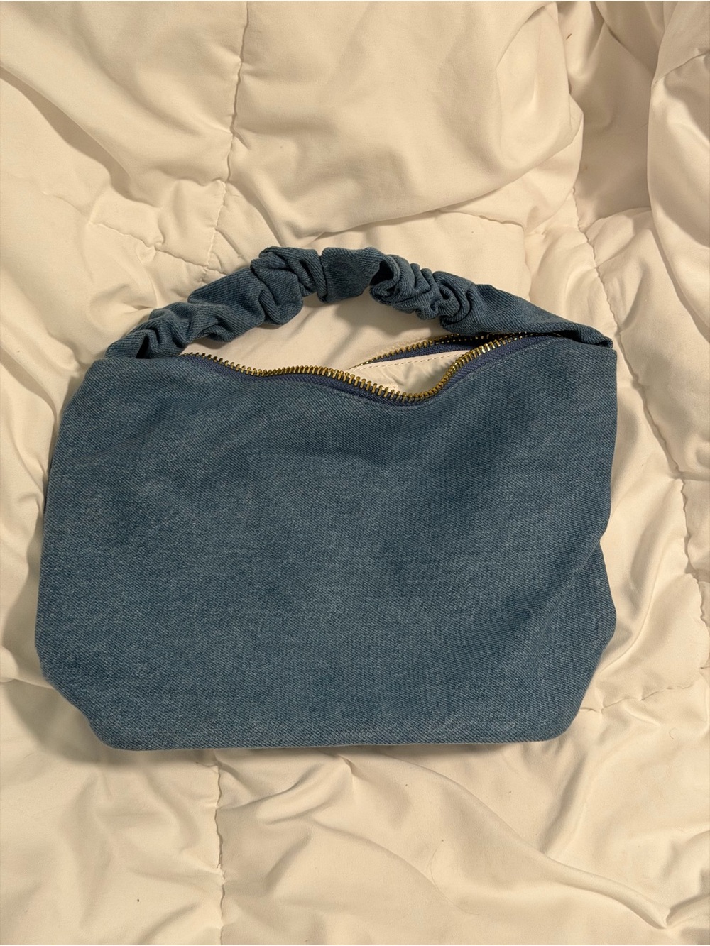 Stoney clover lane denim scrunch bag